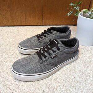 VANS Men's Grey Low Top Sneakers